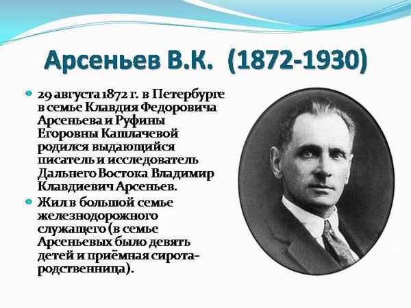 Краткая биография арсеньев