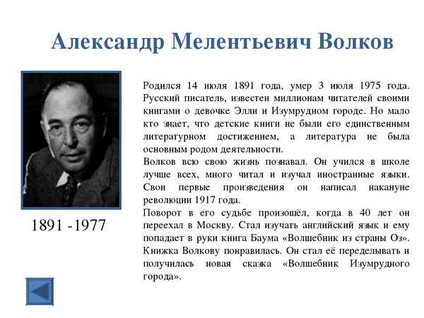 Краткая биография волков