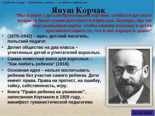 Краткая биография корчак