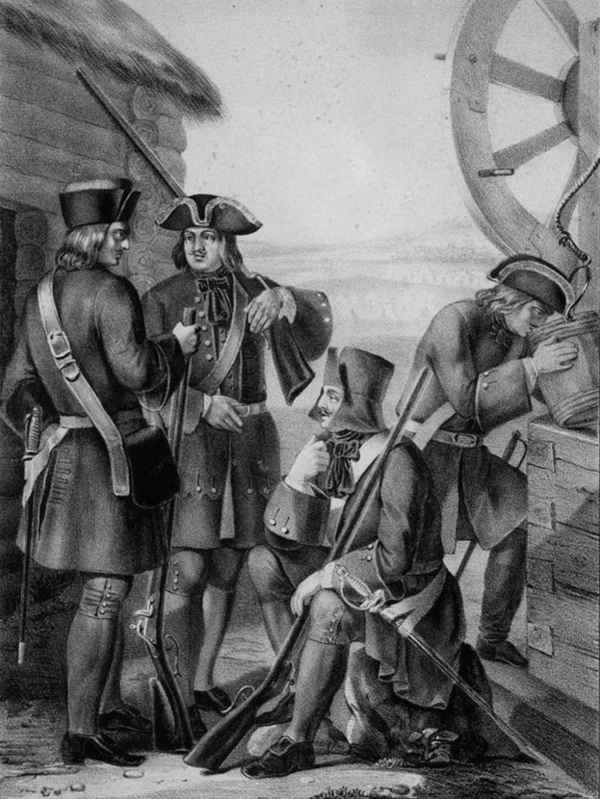 Армейский быт во времена петра i